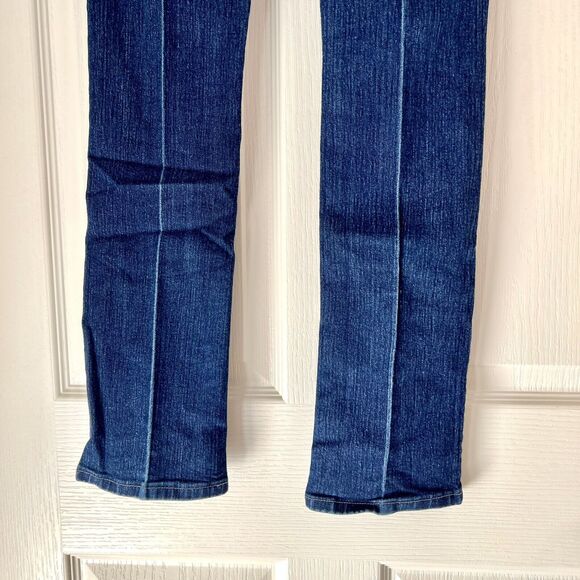 Grane Jeans Junior Sz 5 Skinny Low Rise Blue Denim Stretch Zip Fly Medium Wash - Picture 7 of 12